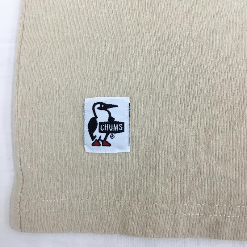 チャムス CHUMS Tシャツ 半袖 CH11-1012 M プリント ベージュ / ベージュ /  レディース USED 古着 中古 10141335