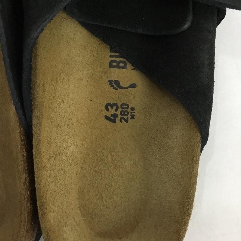 ビルケンシュトック BIRKENSTOCK サンダル サンダル Kyoto キョウト 43 28cm 箱有 28.0cm ロゴ、文字 黒 / ブラック /  メンズ USED 古着 中古 10150575