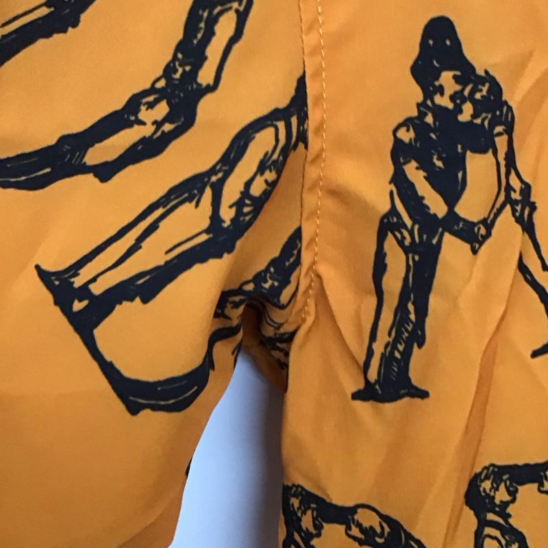 ガリスアディクション GALLIS ADDICTION シャツ、ブラウス 半袖 90-171940 半袖シャツ カラーシャツ プリントシャツ 4 プリント 橙 / オレンジ /  メンズ USED 古着 中古 10129501