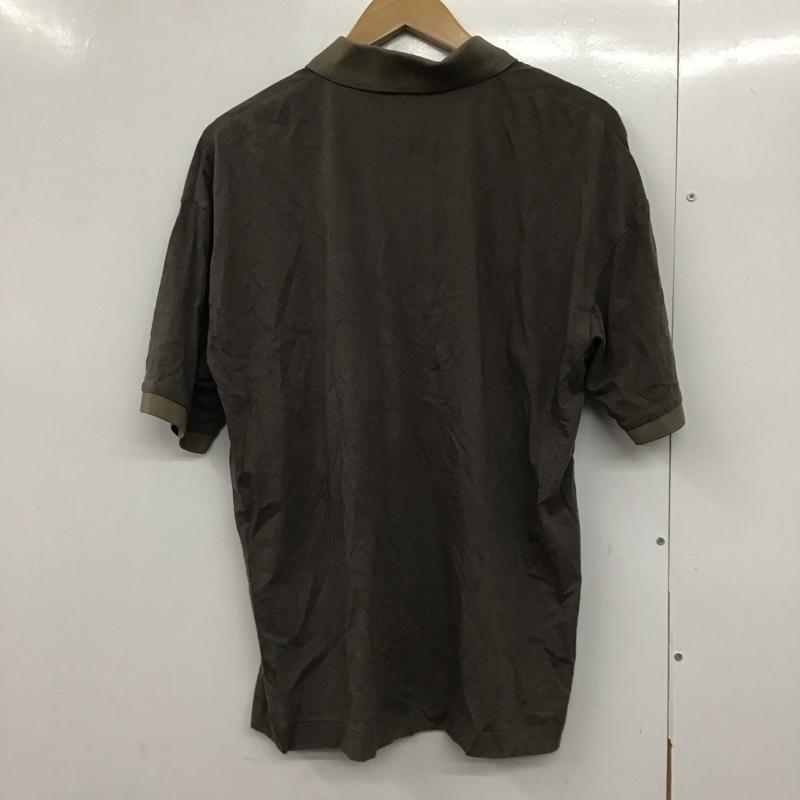 ビューティアンドユースユナイテッドアローズ BEAUTY&YOUTH UNITED ARROWS ポロシャツ 半袖 半袖ポロシャツ カラーシャツ 半袖カットソー L 無地 カーキ / カーキ /  メンズ USED 古着 中古 10142587