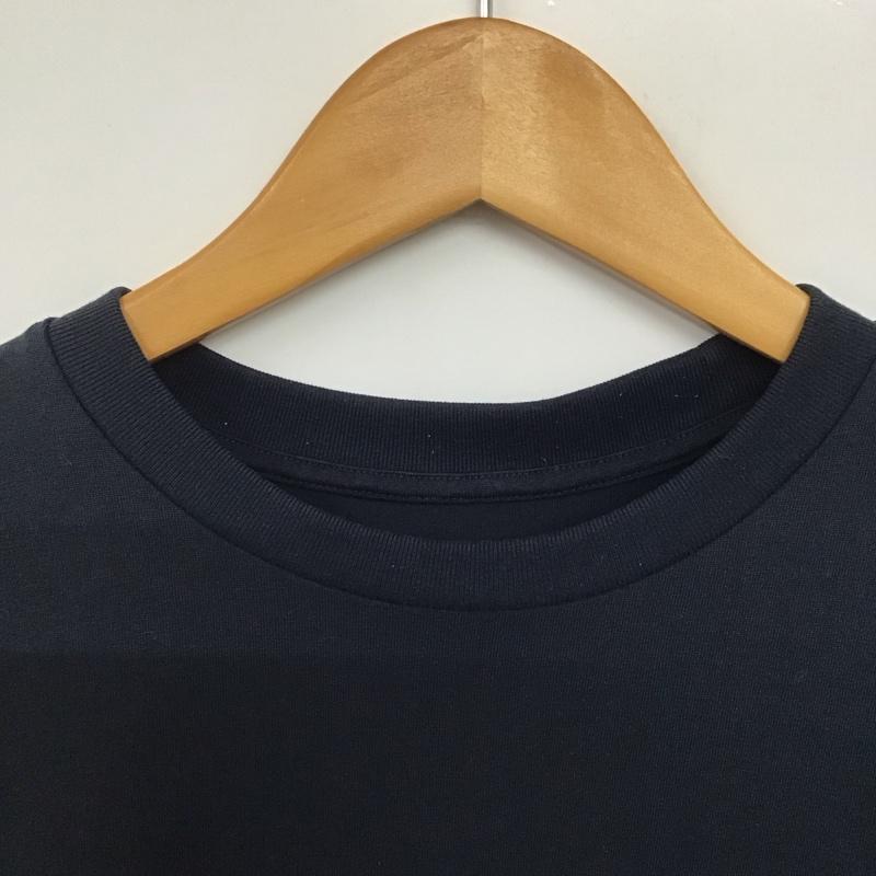 ザノースフェイス THE NORTH FACE カットソー 長袖 nt32385 長袖ロングスリーブギアパッチティー プリントTシャツ ロゴ、文字 紺 / ネイビー /  メンズ USED 古着 中古 10143674