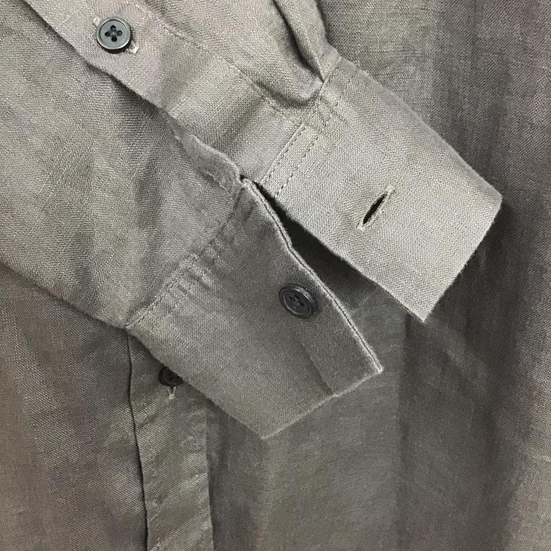 ユナイテッドアローズグリーンレーベルリラクシング UNITED ARROWS green label relaxing シャツ、ブラウス 長袖 無地 茶 / ブラウン /  レディース USED 古着 中古 10137293