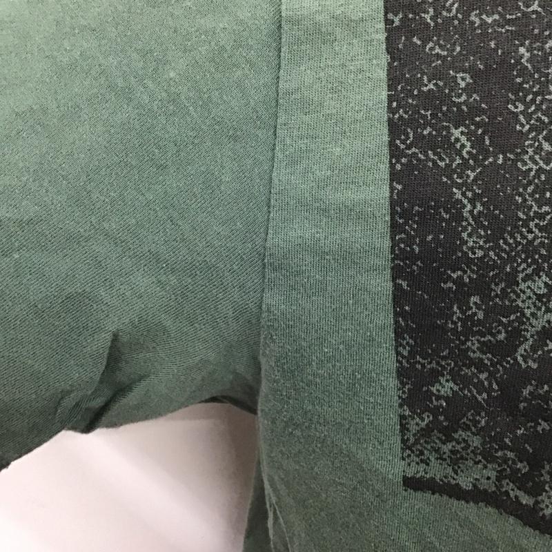 ヒステリックグラマー HYSTERIC GLAMOUR Tシャツ 半袖 半袖カットソー プリントTシャツ Vネックカットソー L プリント 緑 / グリーン /  メンズ USED 古着 中古 10124351