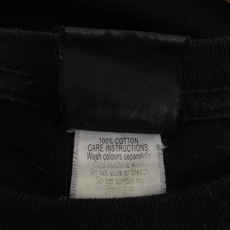 古着 USED Tシャツ 半袖 半袖カットソー プリントTシャツ クルーネックカットソー バンドTシャツ M プリント 黒 / ブラック /  メンズ USED 古着 中古 10139557
