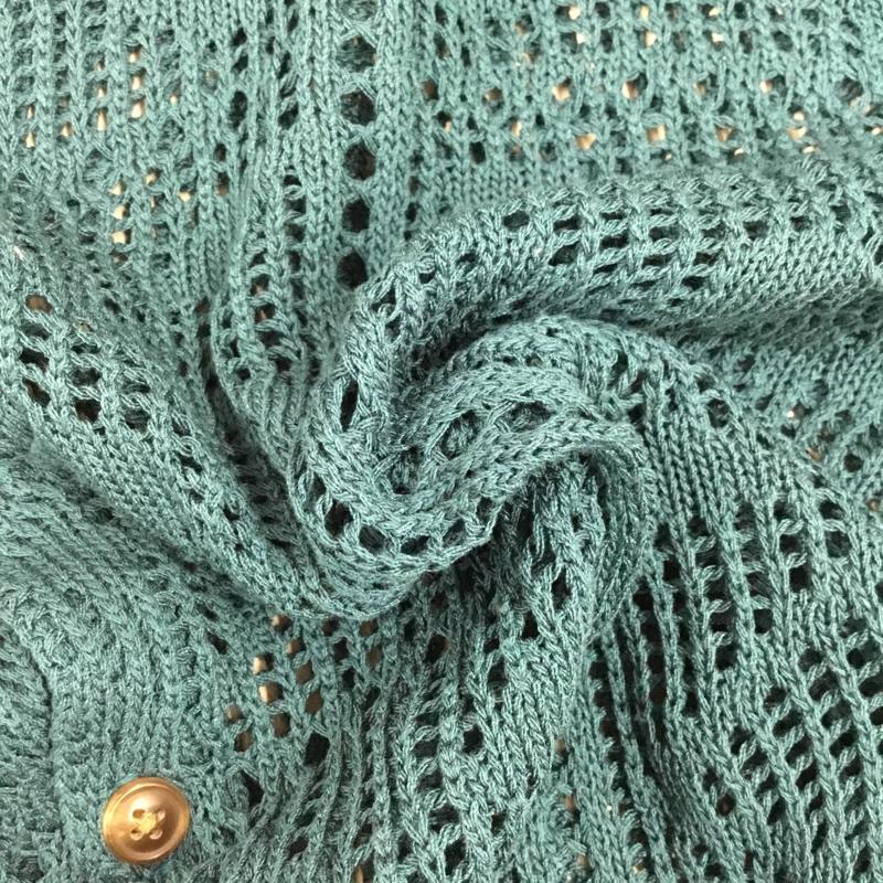 ウィゴー WEGO シャツ、ブラウス 半袖 WE23SM04-M0018 メッシュニットBIGシャツ M  青 / ブルー /  メンズ USED 古着 中古 10117798