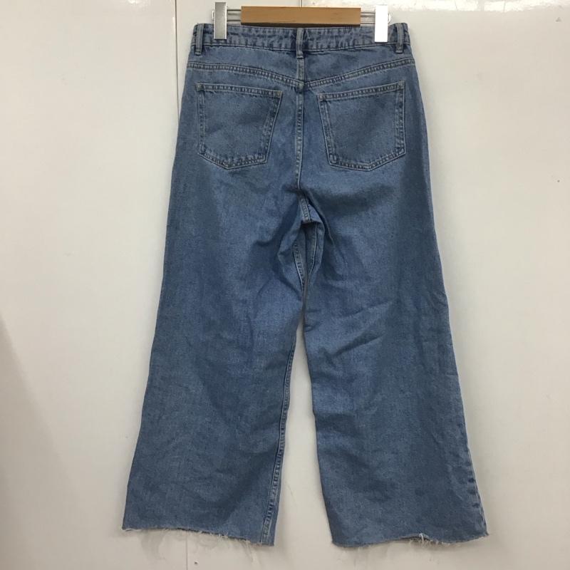 ザラ ZARA パンツ デニム、ジーンズ 36 無地 水色 / ライトブルー /  レディース USED 古着 中古 10106442