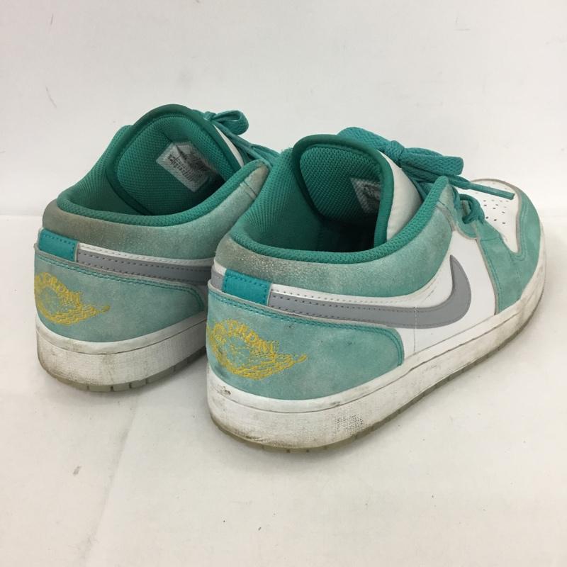 ナイキ NIKE スニーカー スニーカー DN3705-301 AIR JORDAN 1 LOW SE 26.5cm 26.5cm ロゴ、文字 白 / ホワイト / X 薄緑 / ライトグリーン / X 灰 / グレー /  メンズ USED 古着 中古 10128968