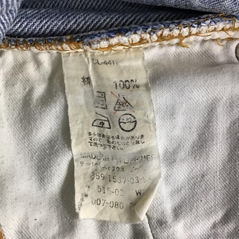 リーバイストラウスアンドコー Levi Strauss & co. パンツ デニム、ジーンズ デニムパンツ ストレートパンツ ワイドパンツ カジュアルパンツ 32インチ 無地 インディゴ / インディゴ /  メンズ USED 古着 中古 10120502