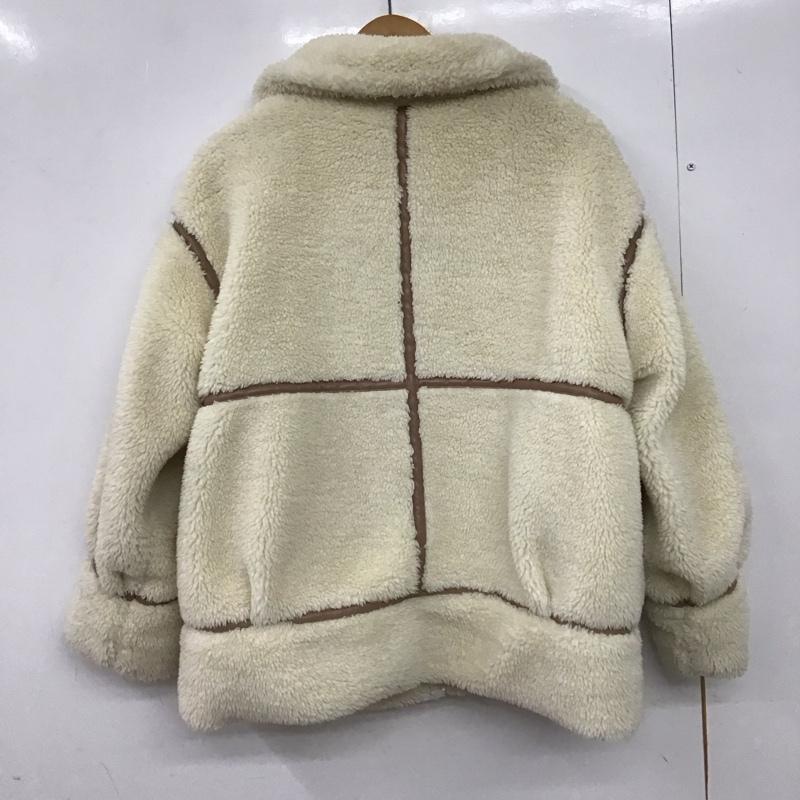 アースミュージックアンドエコロジー earth music&ecology ジャケット、上着 ジャンパー、ブルゾン FREE 無地 アイボリー / アイボリー /  レディース USED 古着 中古 10147245