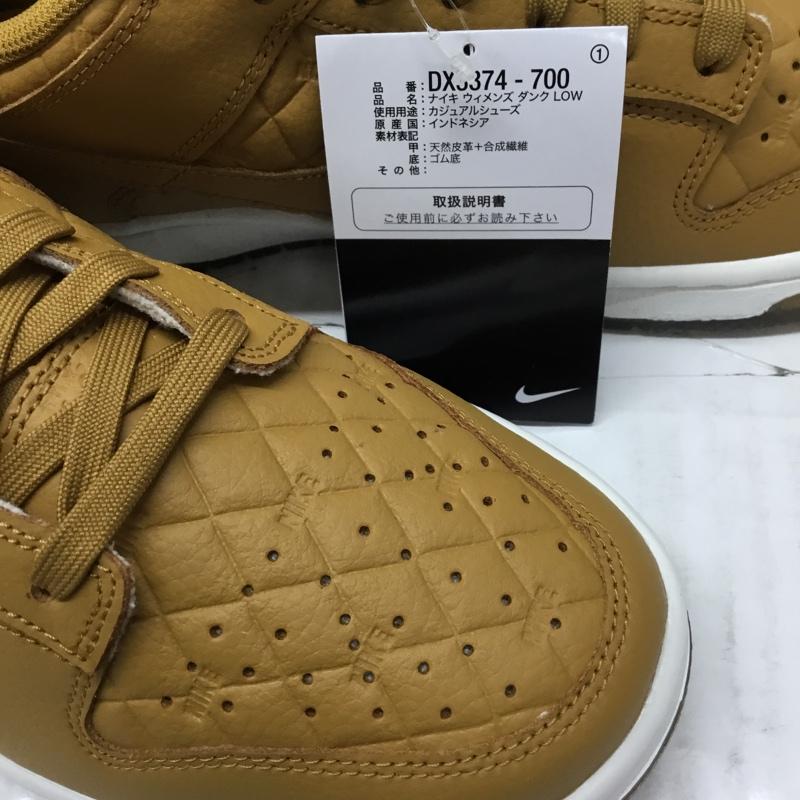 ナイキ NIKE スニーカー スニーカー DX3374 700 WMNS DUNK LOW 28cm 箱有 28.0cm ロゴ、文字 キャメル / キャメル /  メンズ USED 古着 中古 10107853
