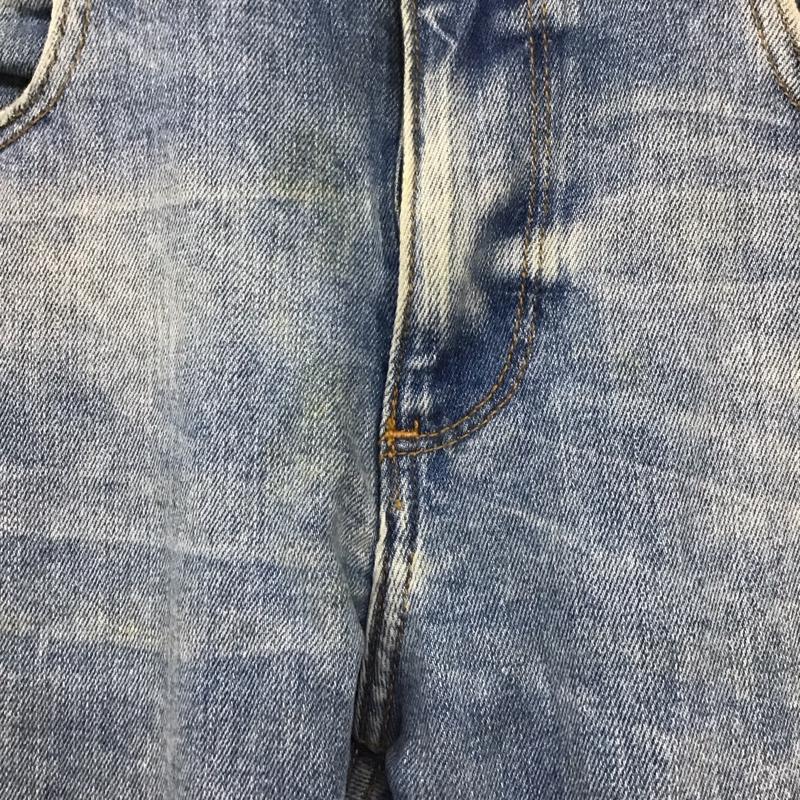 ザラメン ZARA MAN パンツ デニム、ジーンズ デニムパンツ スリムパンツ カジュアルパンツ ストレッチパンツ 38 無地 インディゴ / インディゴ /  メンズ USED 古着 中古 10129276