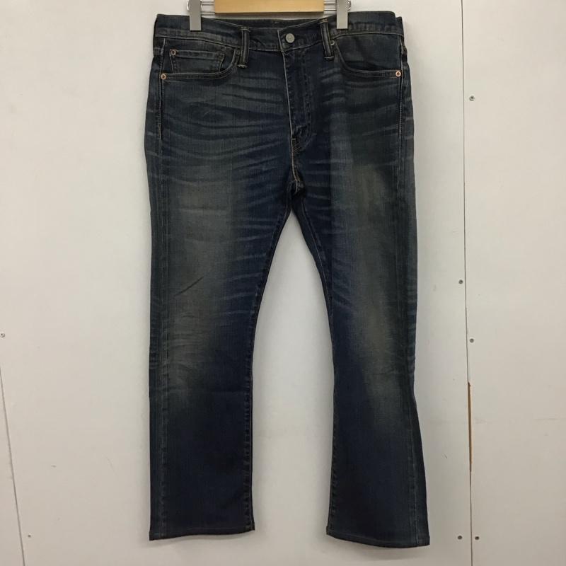 リーバイストラウスアンドコー Levi Strauss & co. パンツ デニム、ジーンズ デニムパンツ ワイドパンツ カジュアルパンツ ストレッチパンツ 34インチ 無地 インディゴ / インディゴ /  メンズ USED 古着 中古 10136581