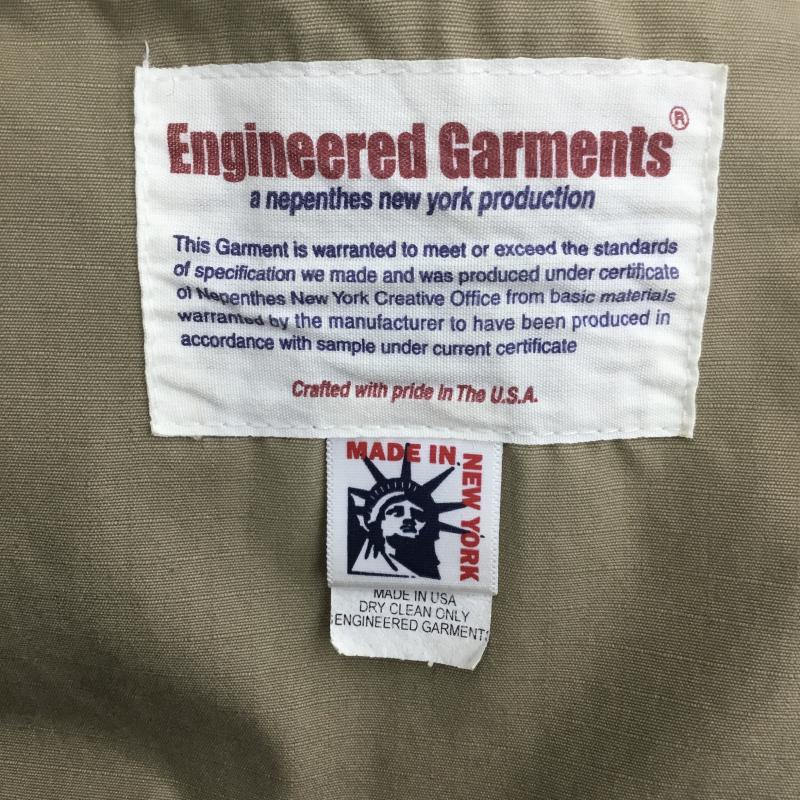 エンジニアードガーメンツ Engineered Garments コート トレンチコート XS チェック 茶 / ブラウン /  メンズ USED 古着 中古 10142018