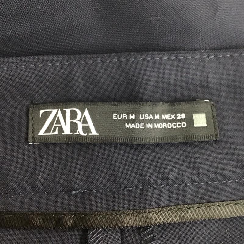 ザラ ZARA パンツ スラックス M 無地 紺 / ネイビー /  レディース USED 古着 中古 10124903
