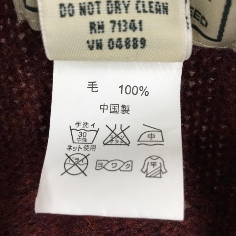 エルエルビーン L.L.Bean ベスト ベスト 0 FGQ6 Vネック ウール S 無地 えんじ / ワインレッド /  メンズ USED 古着 中古 10112877