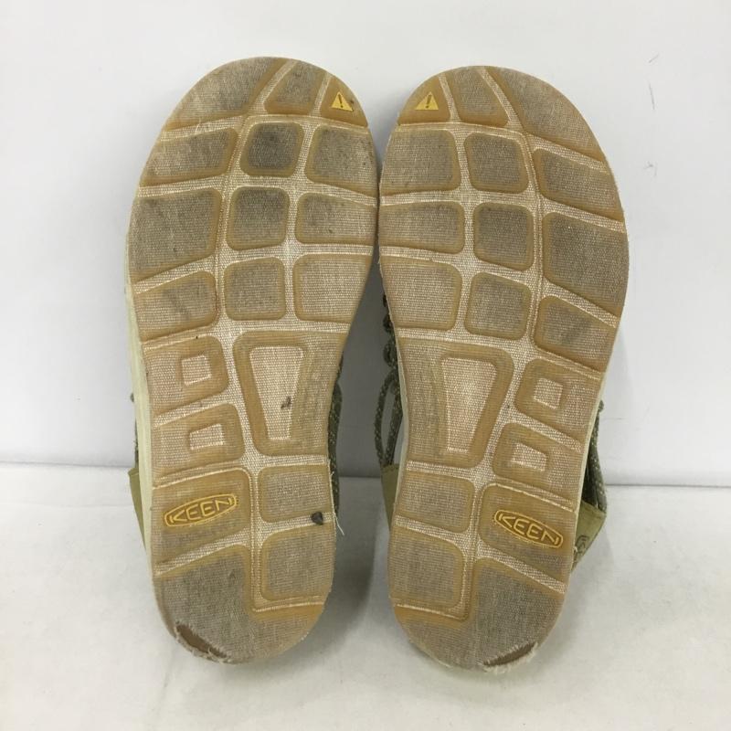キーン KEEN サンダル サンダル 1028686 UNEEK 2 HARVEST 24cm アウトドアシューズ 24.0cm ロゴ、文字 カーキ / カーキ /  レディース USED 古着 中古 10148641