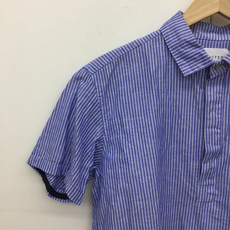 ユナイテッドトウキョウ UNITED TOKYO シャツ、ブラウス 半袖 UNITED TOKYO 半袖シャツ　405109020 1 ストライプ 青 / ブルー / X 白 / ホワイト /  メンズ USED 古着 中古 10129212
