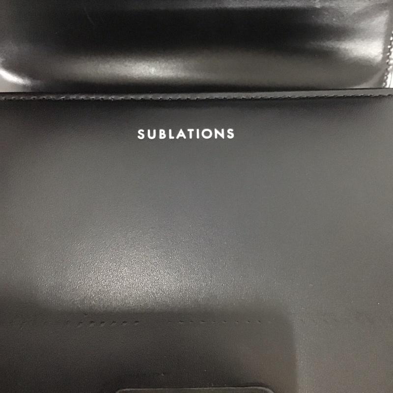 サブレーションズ SUBLATIONS ハンドバッグ ハンドバッグ ACCORDION BAG ショルダーバッグ 2WAY 箱有 無地 黒 / ブラック /  メンズ USED 古着 中古 10139346