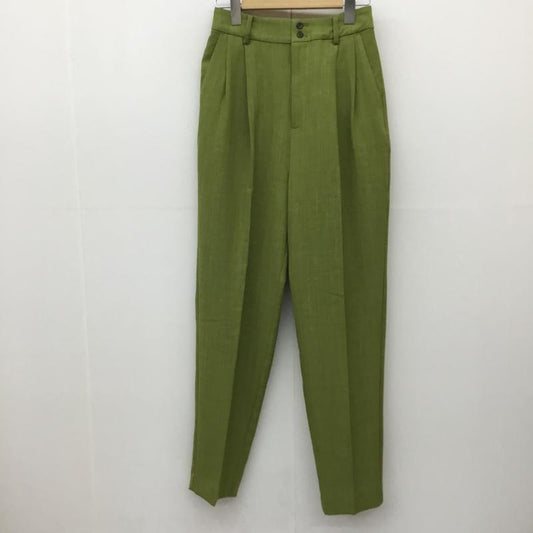 ジーナシス JEANASIS パンツ スラックス FREE 無地 緑 / グリーン /  レディース USED 古着 中古 10139677