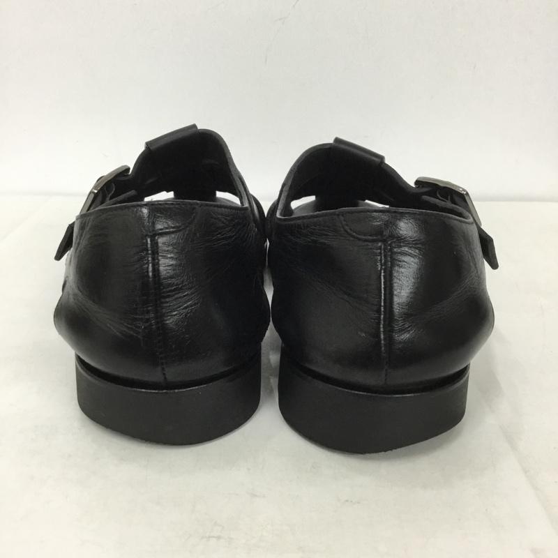 パラブーツ Paraboot サンダル サンダル 123312 グルカサンダル レザー PACIFIC 45 箱有 無地 黒 / ブラック /  メンズ USED 古着 中古 10138474