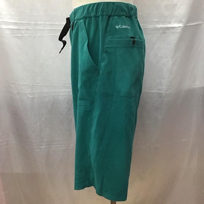 コロンビア Columbia パンツ ショートパンツ ショートパンツ ハーフパンツ カジュアルパンツ フリースパンツ L 無地 緑 / グリーン /  メンズ USED 古着 中古 10113684