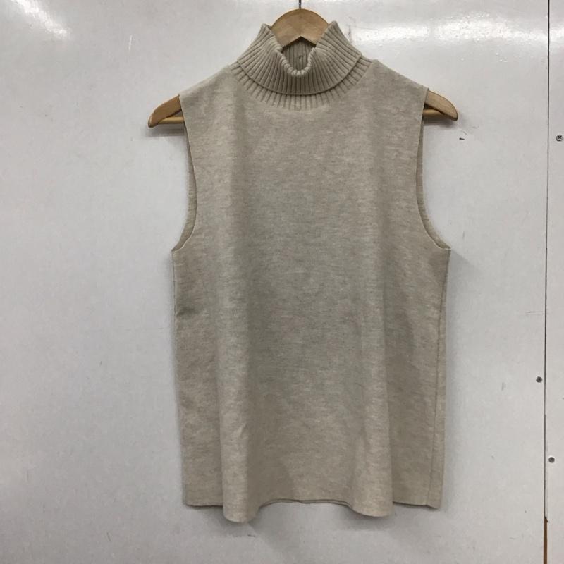 ザラ ZARA ベスト ベスト L 無地 ベージュ / ベージュ /  レディース USED 古着 中古 10139940