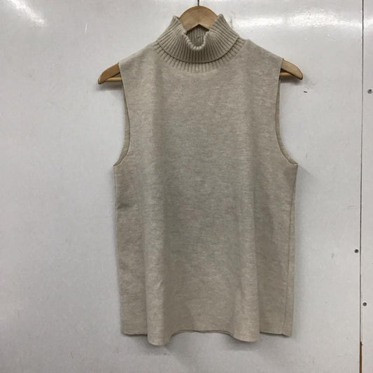 ザラ ZARA ベスト ベスト L 無地 ベージュ / ベージュ /  レディース USED 古着 中古 10139940