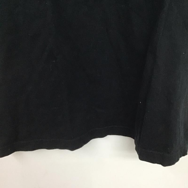 ボルコム VOLCOM Tシャツ 半袖 半袖カットソー プリントTシャツ クルーネックカットソー M ロゴ、文字 黒 / ブラック /  メンズ USED 古着 中古 10149192