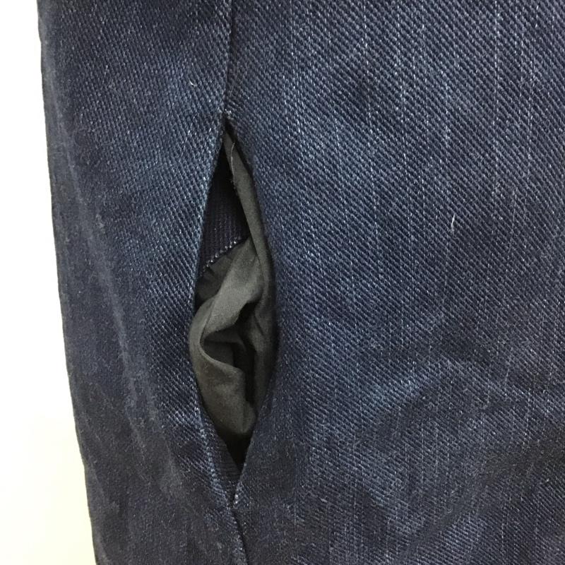 ザラベーシック ZARA BASIC ワンピース ひざ丈スカート 半袖ロングワンピース デニムワンピース クルーネック M 無地 インディゴ / インディゴ /  レディース USED 古着 中古 10116418