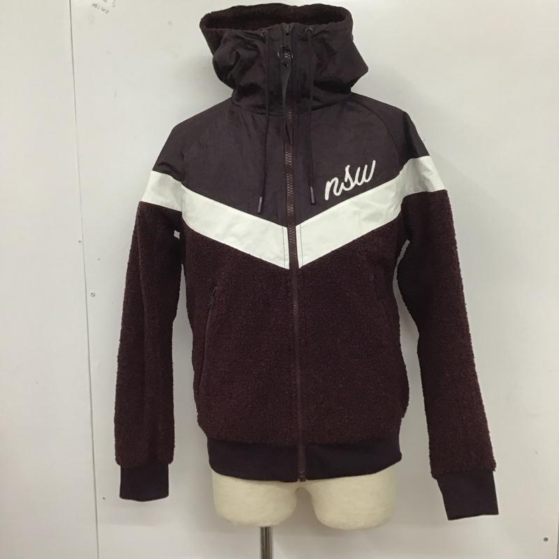 ナイキ NIKE ジャケット、上着 ジャケット、ブレザー 930317-659 フリースジャケット ジップアップジャケット S ロゴ、文字 えんじ / ワインレッド /  メンズ USED 古着 中古 10124806