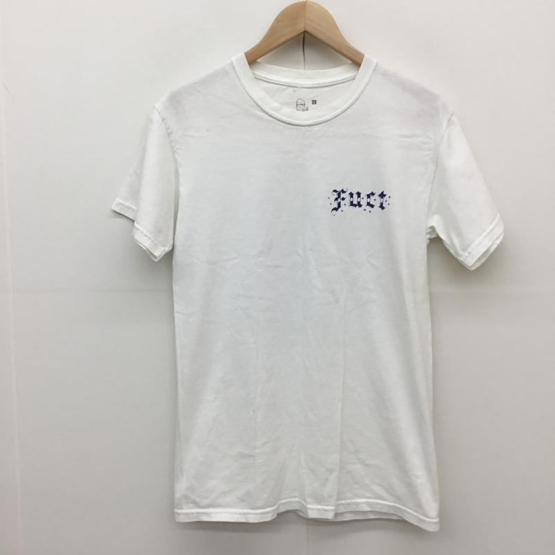 ファクト fuct Tシャツ 半袖 FUCTxMR,CARTOONデザインTシャツ S キャラクター 白 / ホワイト / X 紺 / ネイビー /  メンズ USED 古着 中古 10130860