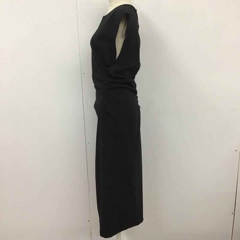 ザラウーマン ZARA WOMAN ワンピース ロングスカート ノースリーブロングワンピース タイトスカートワンピース M 無地 黒 / ブラック /  レディース USED 古着 中古 10113066