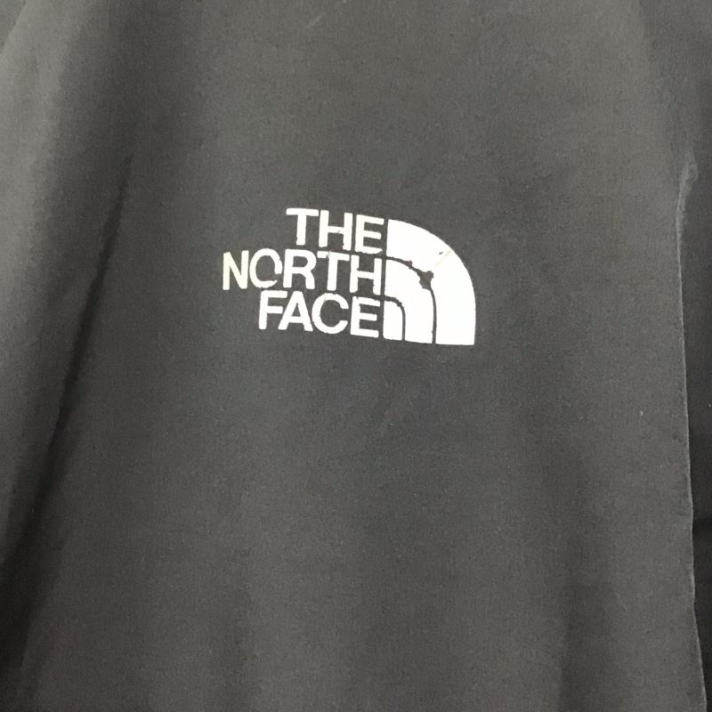 ザノースフェイス THE NORTH FACE ジャケット、上着 ジャンパー、ブルゾン np11705 ナイロンジャケット ジップアップジャケット スタンドカラー XL ロゴ、文字 黒 / ブラック /  メンズ USED 古着 中古 10143403