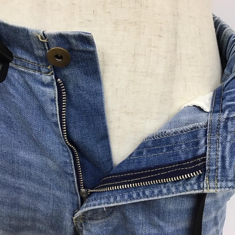 グラミチ GRAMICCI パンツ デニム、ジーンズ GMP-15S011 DENIM NARROW PANTS S ロゴ、文字 水色 / ライトブルー /  メンズ USED 古着 中古 10119160