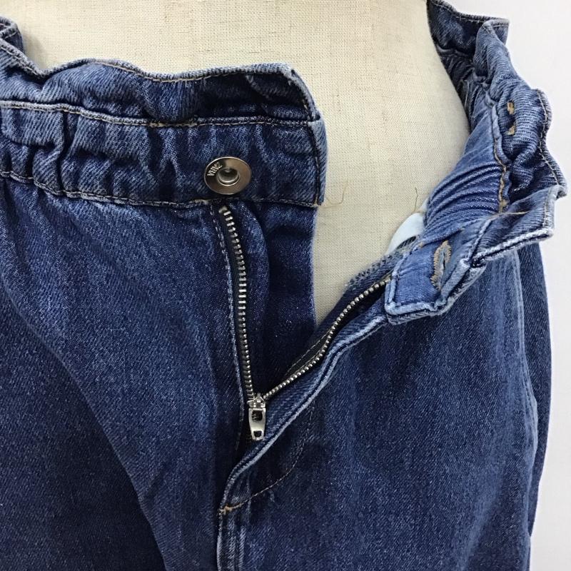 ザラ ZARA パンツ デニム、ジーンズ 5862 152 407 テーパード 無地 青 / ブルー /  レディース USED 古着 中古 10122040