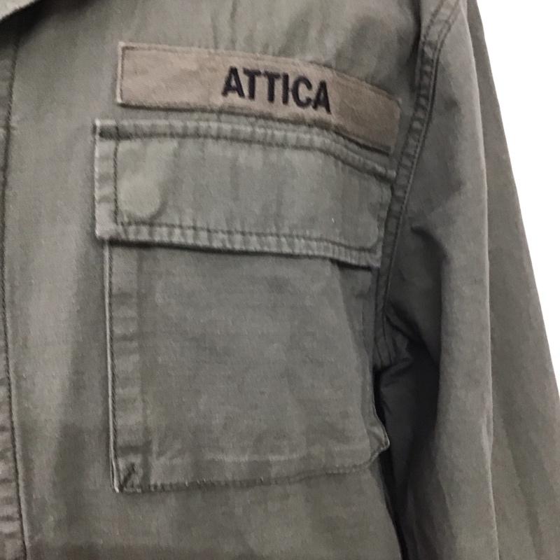 アンディフィーテッド UNDEFEATED ジャケット、上着 ジャケット、ブレザー 172076104007 ミリタリー シャツジャケット M ロゴ、文字 カーキ / カーキ /  メンズ USED 古着 中古 10114742