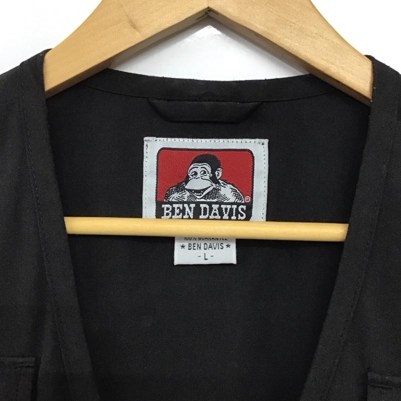 ベンデイビス BEN DAVIS ベスト ベスト T-23580029 ユーティリティベスト L ワンポイント 黒 / ブラック /  メンズ USED 古着 中古 10145214