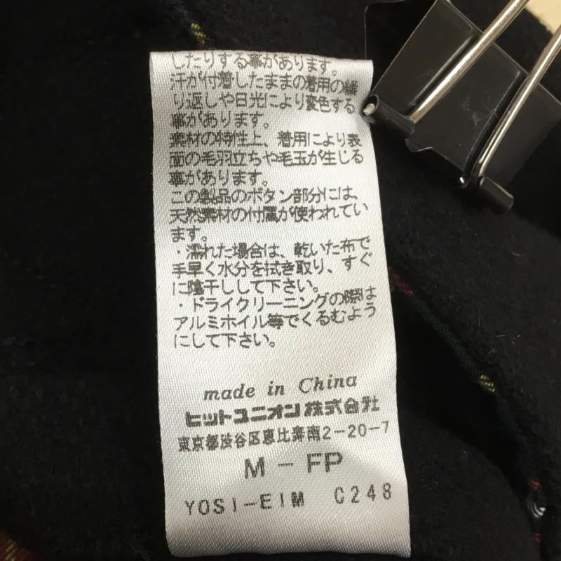 フレッドペリー FRED PERRY コート コート一般 ダッフルコート M 無地 黒 / ブラック /  メンズ USED 古着 中古 10119978