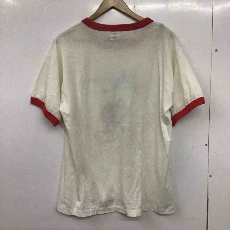 ベルバシーン Velva Sheen Tシャツ 半袖 半袖カットソー プリントTシャツ クルー80s disney 古着 usa製 L プリント 白 / ホワイト /  メンズ USED 古着 中古 10139009
