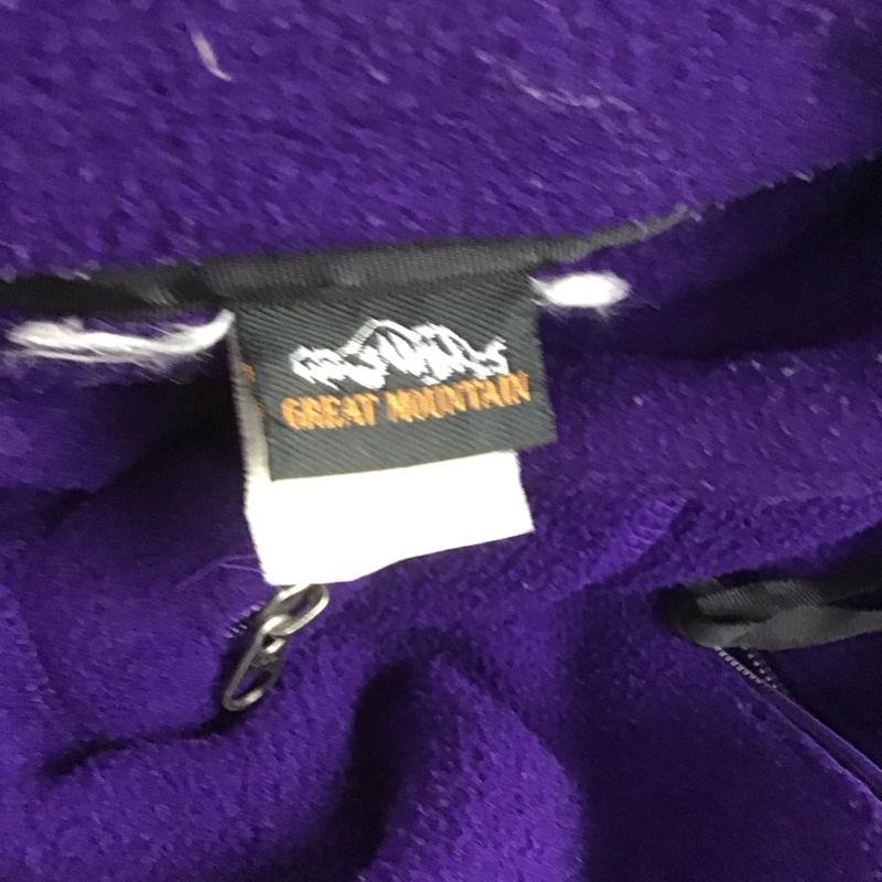 古着 USED ジャケット、上着 ジャンパー、ブルゾン GREAT MOUNTAIN フリース 無地 紫 / パープル /  メンズ USED 古着 中古 10106367
