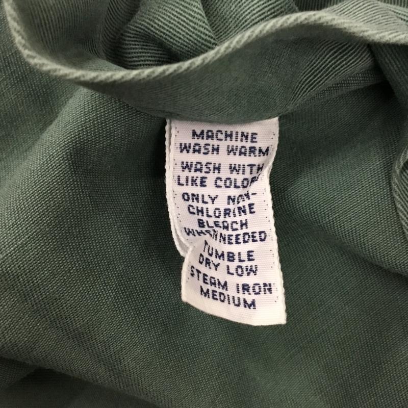 ラルフローレン RALPHLAUREN シャツ、ブラウス 長袖 長袖シャツ カラーシャツ ポケットシャツ 長袖カットソー ボタンダウンシャツ M ロゴ、文字 緑 / グリーン /  メンズ USED 古着 中古 10118679