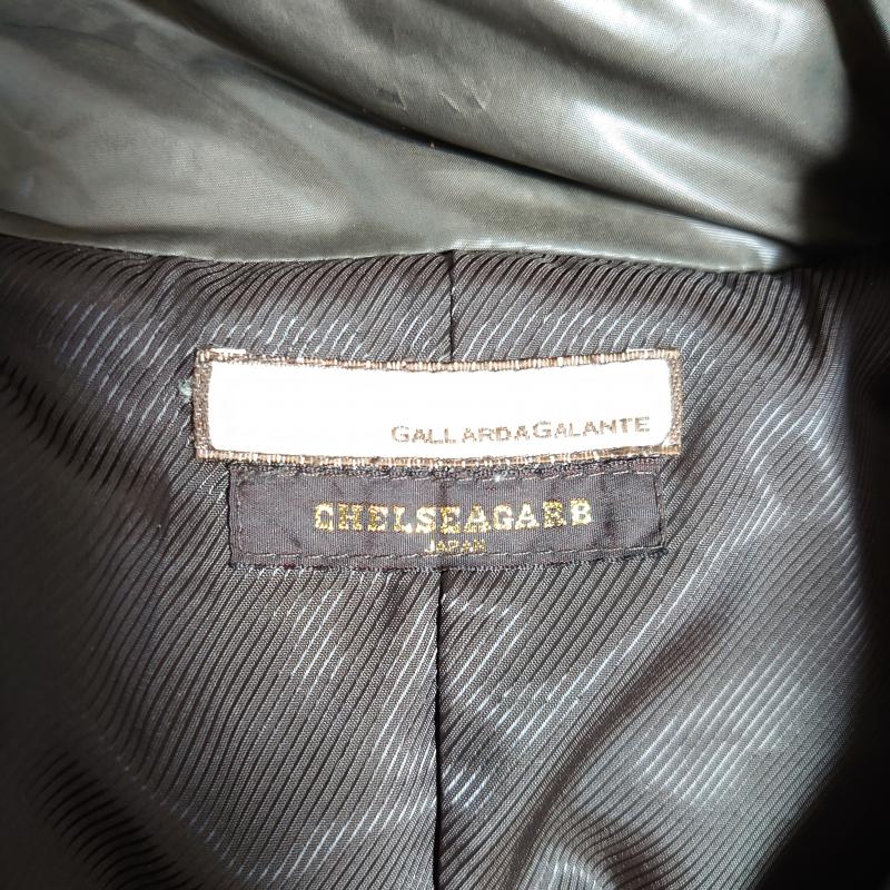 チェルシーガーヴ CHELSEAGARB ジャケット、上着 ダウンジャケット 1 無地 黒 / ブラック / X 茶 / ブラウン / X 白 / ホワイト /  レディース USED 古着 中古 10010436