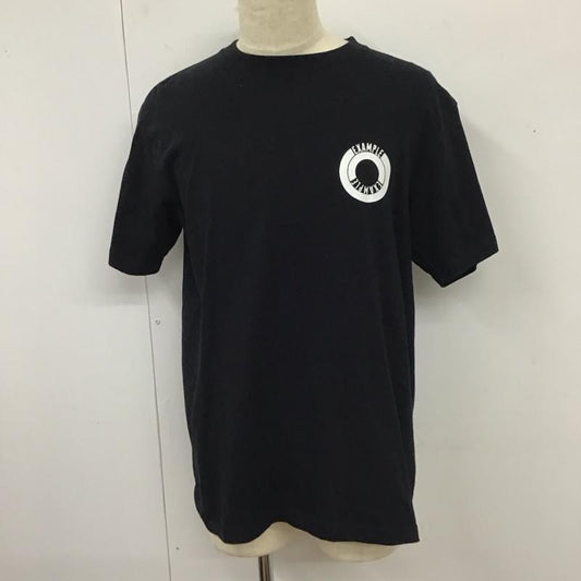 イグザンプル EXAMPLE Tシャツ 半袖 半袖カットソー プリントTシャツ クルーネックカットソー L ロゴ、文字 黒 / ブラック /  メンズ USED 古着 中古 10119518