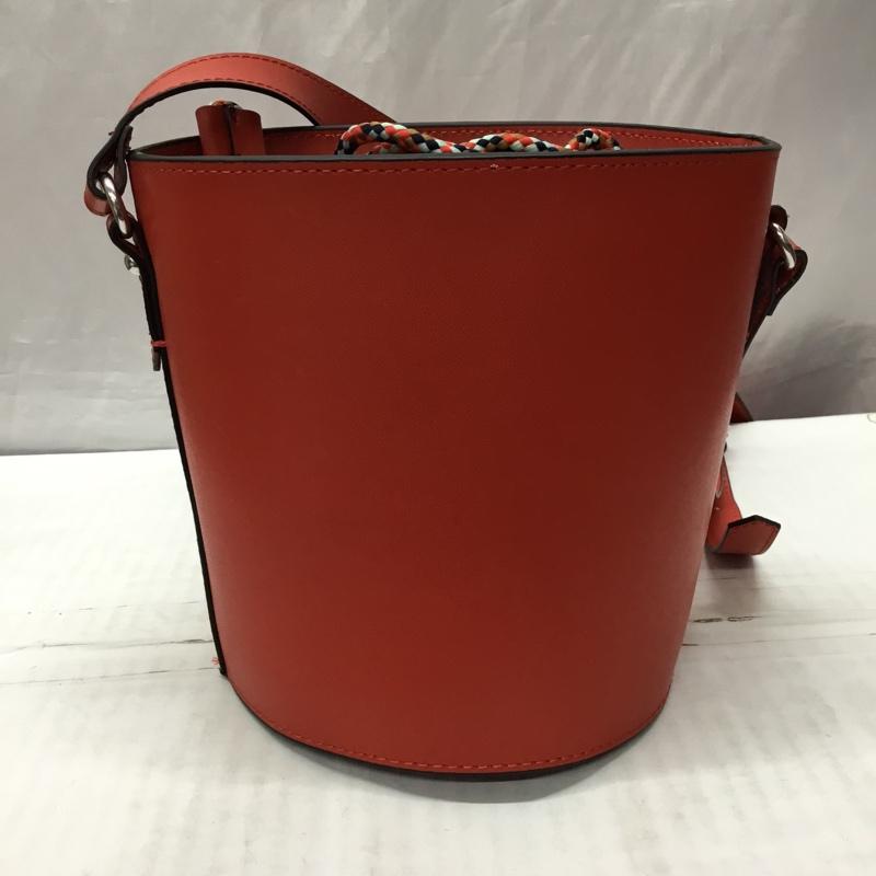 ザラ ZARA ショルダーバッグ ショルダーバッグ 4434 204 020 バケツ型 無地 赤 / レッド /  レディース USED 古着 中古 10122303