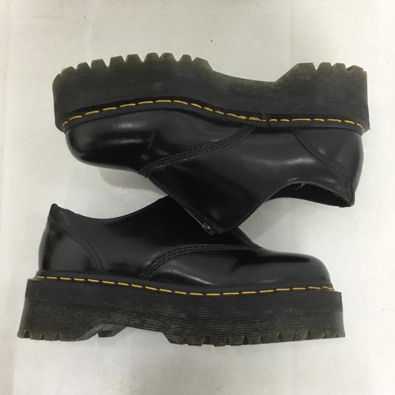 ドクターマーチン Dr.Martens 革靴 革靴 クアッド レトロ オウリアン 2 クアッド ジップ シューズ UK5 US：7 無地 黒 / ブラック /  レディース USED 古着 中古 10143276