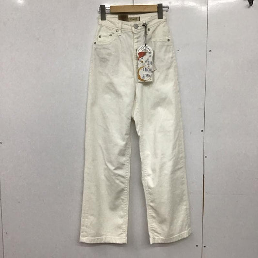 ヤヌーク YANUK パンツ デニム、ジーンズ タグ付 無地 白 / ホワイト /  レディース USED 古着 中古 10150463