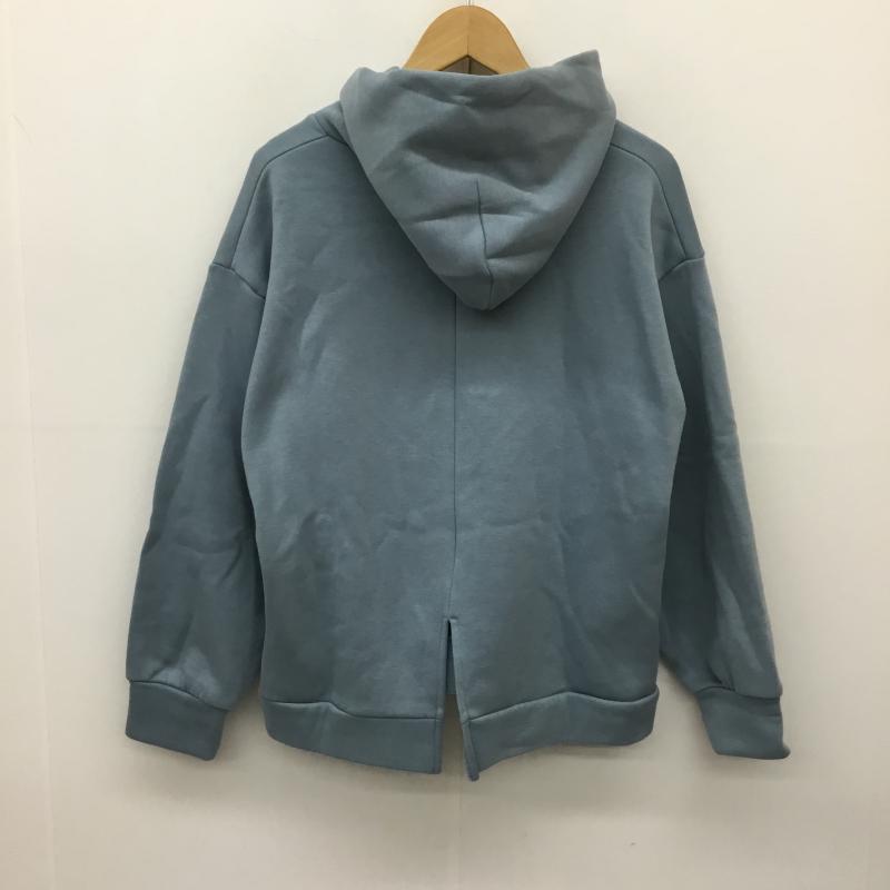 グローバルワーク GLOBAL WORK パーカー 長袖 M 無地 青 / ブルー /  レディース USED 古着 中古 10138266