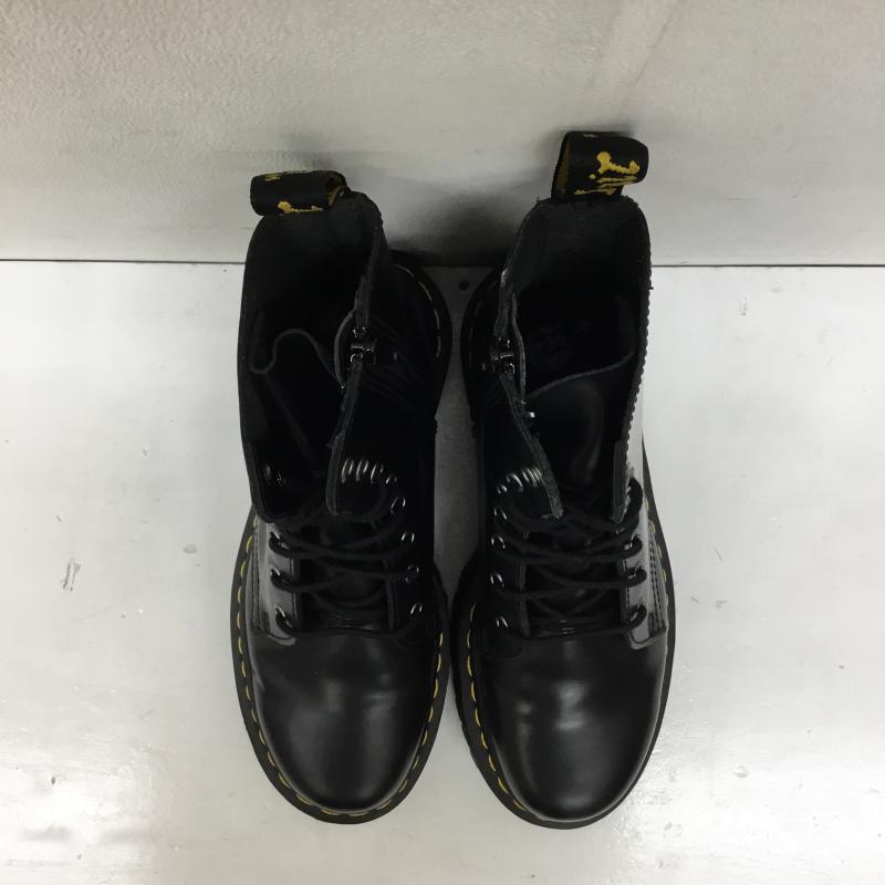 ドクターマーチン Dr.Martens ブーツ ショートブーツ JADON 8ホール 24.5cm 無地 黒 / ブラック /  レディース USED 古着 中古 10140567