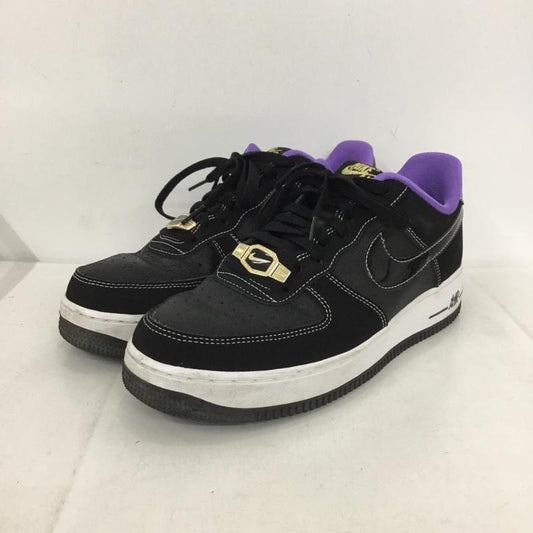 ナイキ NIKE スニーカー スニーカー DR9866-001 AIR FORCE 1 07 LV8 EMB 27cm 27.0cm ロゴ、文字 黒 / ブラック / X 白 / ホワイト / X 紫 / パープル /  メンズ USED 古着 中古 10137853