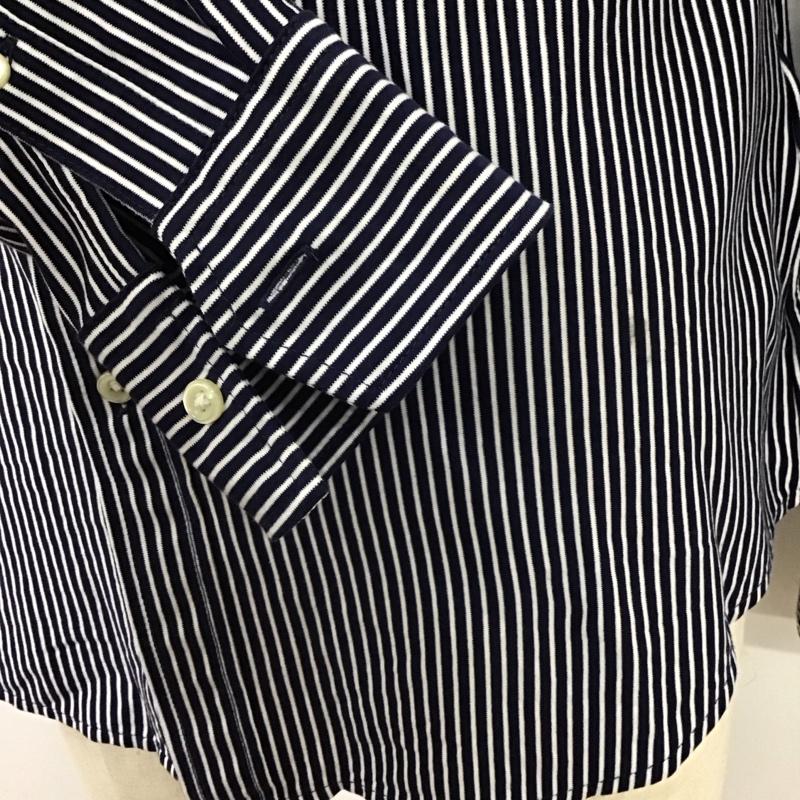 ポロラルフローレン POLO RALPH LAUREN シャツ、ブラウス 長袖 長袖シャツ カラーシャツ ストライプシャツ M ストライプ 白 / ホワイト / X 紺 / ネイビー /  メンズ USED 古着 中古 10120325